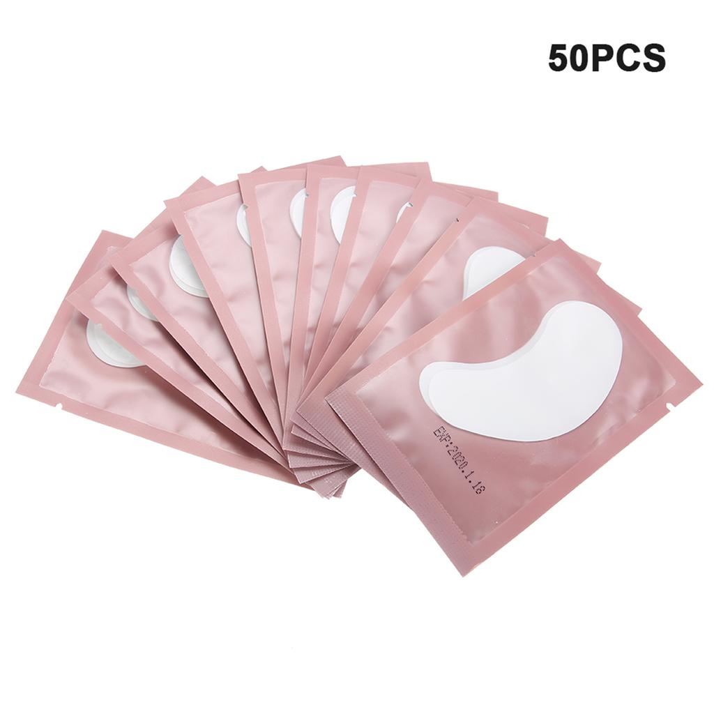 50Pcs Eye Pad Eyelash Gel Patch Lint Free Eyelash Extension Eyepads