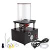 Máquina de Fundición a la Cera Perdida por Vacío para Joyería con Vibración - Eliminador de Burbujas y Manómetro para Procesamiento de Moldes de Cera Perdida de Oro y Plata
