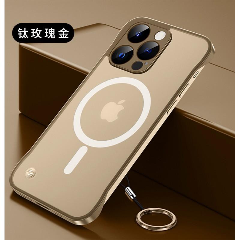 Ultra Thin Frameless TPU Case IPhone 17 Pro Max With MagSafe Compatibility Shockproof Wireless Charging Support