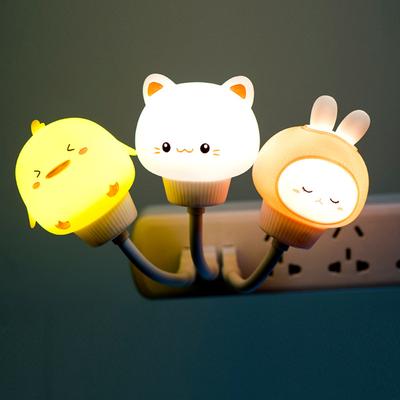 USB Cartoon śliczna lampka nocna ze zdalnym sterowaniem DC 5V Niemowlęta Sypialnia Dekoracyjne światło do karmienia Stolik nocny Lampa dotyczy laptopa