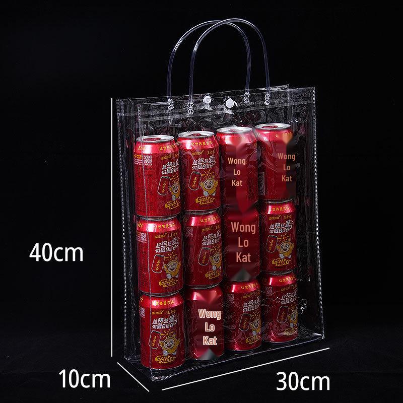 Transparent PVC Tote Bag - Customizable Gift Favor Bag