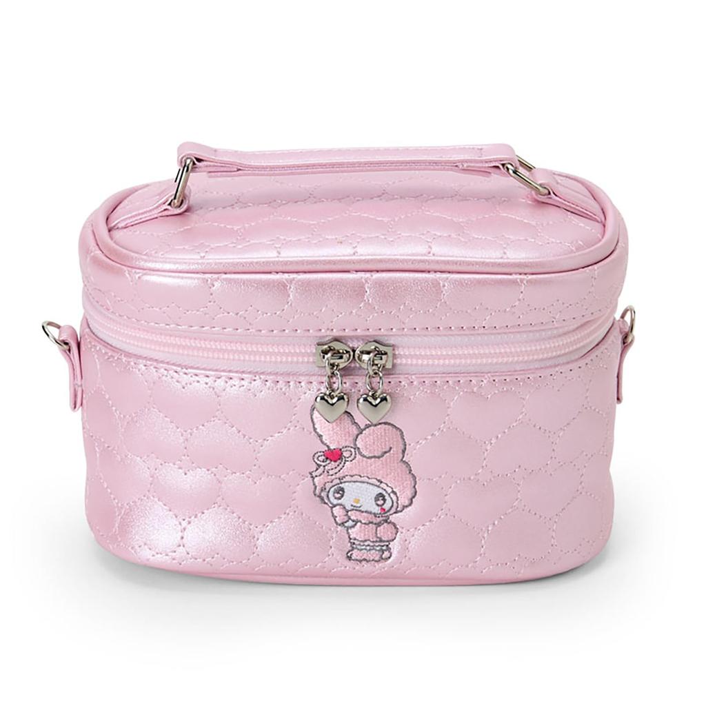 Sanrio Vanity Shoulder Bag Saro Featuring My Made of PU and Zinc Can Be Carried by Hand or Across the Suitable for Ages 3 and Product (Mellow Miusa)