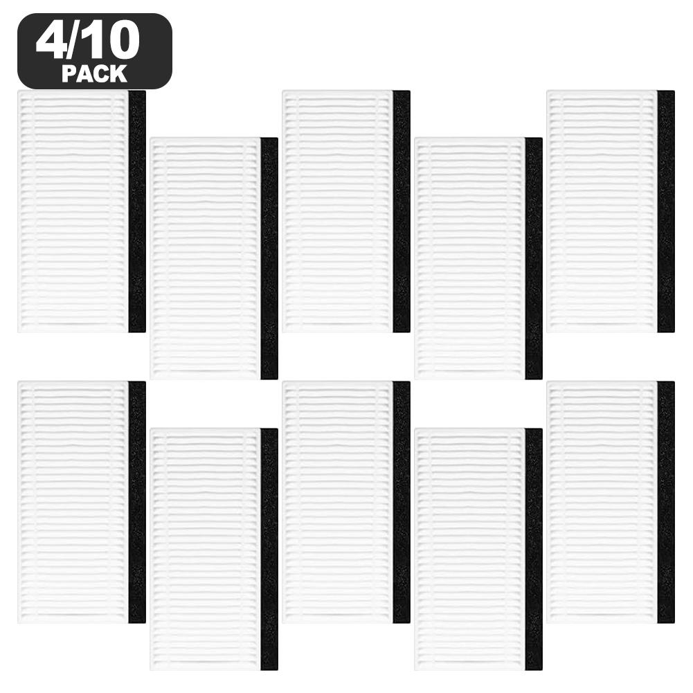 Replacement Hepa Filters for Lefant M3/M3 Max Robot Vacuum Pack of 4/10 Filters Compatible for Maintaining Fresh Indoor Air