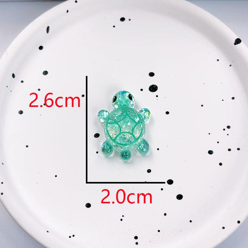 Flashing Resin Luminous Turtle Ornaments - Large & Small DIY Accessories
