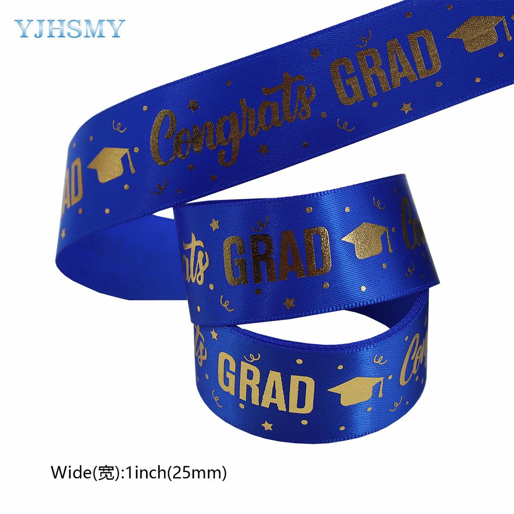 Ribbon Bronzing Congrats On Graduation Ribbons Congratulations Congrats Grad Decorative Ribbon Gift Wrapping
