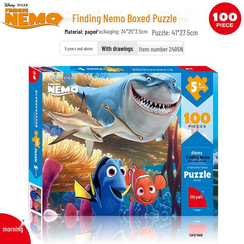 Paw Patrol & Spiderman Ice Princess 100-Piece Children's Puzzle Educational Toy