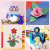 EVA Handmade Paper Flash Colorful Handcraft Cutters Paper DIY Scrapbooking Material