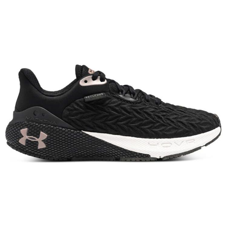 Under Armour HOVR Machina 3 Clone Black Rose Gold Women Sneakers Jet-Grey 3026732-004