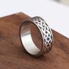 Vintage Stainless Steel Viking Odin Trinity Ring Punk Simple Nordic Celtics Knot Ring Men Women Amulet Fashion Jewelry Gift