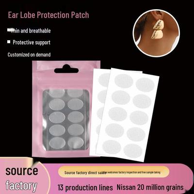 Transparent Breathable Ear Piercing Support Patches – Invisible Earlobe Protection Stickers
