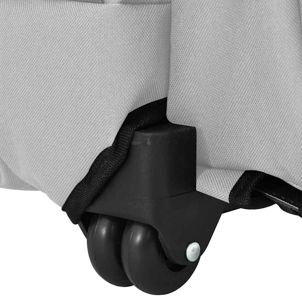 3 In 1 Pet Trolley Gray 48 X 32 X (57 106) Cm Oxford Fabric