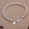 High Quality Fashion   Copper Bracelet Jewelry Charm 8MM Chain Bead Bracelets Gifts for Women Wedding 20cm