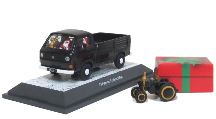 Schuco Volkswagen T3a with Piccolo Tractor 2024 Christmas Special Finished Model 1/43