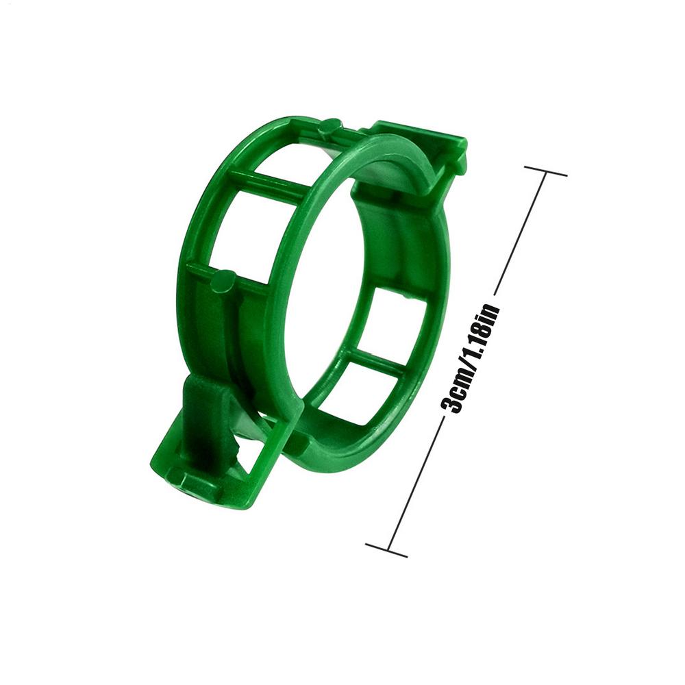 

100pcs Reusable Plant Support Clips Garden Vine & Stem Fixing Clamps for Tomatoes Grapes Yard Patio Farm Climbing Plants Helper