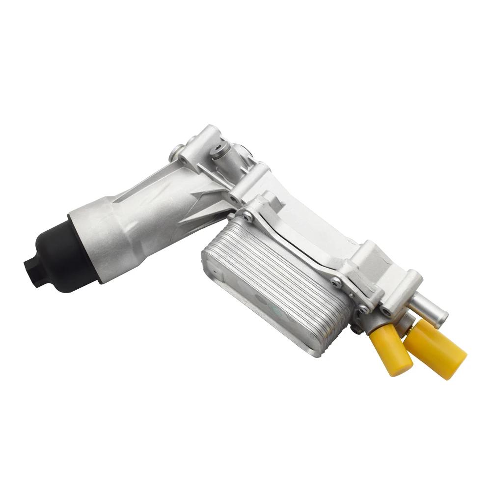 Aluminum Housing Engine Oil Filter Cooler Assembly For Jeep Dodge Chrysler V6 3.6L11-17 926-876 68310865AB 68105583AB