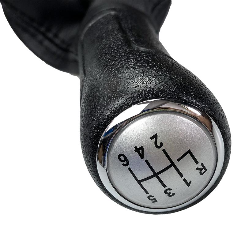 5/6 Speed Car Gear Shift Knob With Gaitor Boot Cover For Volkswagen VW Polo 9N 9N2 2002 2003 2004 2005 2006 2007 2008 2009