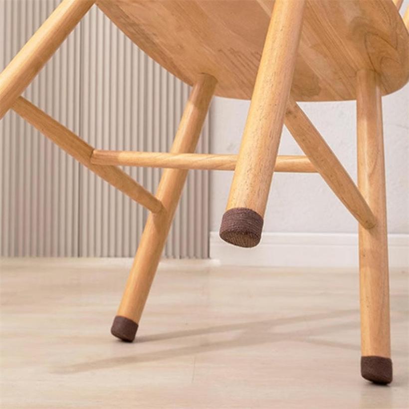 4/8PCS Non Slip Silent Table Chair Leg Protectors Foot Pad Strips Universal Self Adhesive Cuttable Furniture Tapes