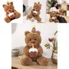 Adorable Plush Bear Doll For Girls Cute Comforting Teddy Bear Stuffed Animal Gift