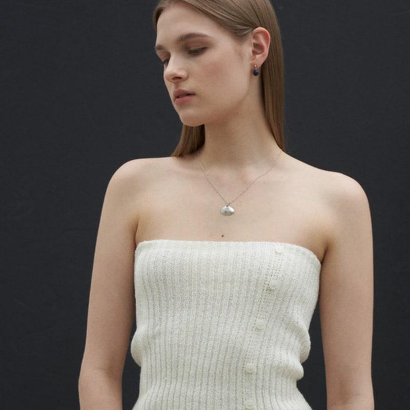 cotoit Lapis Earrings Navy_Silver925