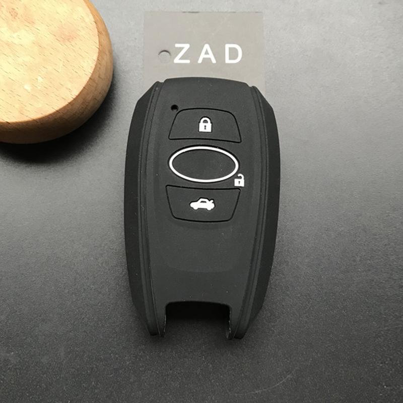 ZAD 3 Tasten Schlüssel Silikon Gummi Auto Schlüsselhülle Abdeckung Set für subaru Legacy impreza forester xv trezia BRZ wrx levorg outback