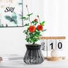 Lazy Gardener Flowerpot Self-watering with Self-absorbing Cotton Rope Creative Plastic Plant Pot Indoor Vertical Grain Glass Planter Inner Cup