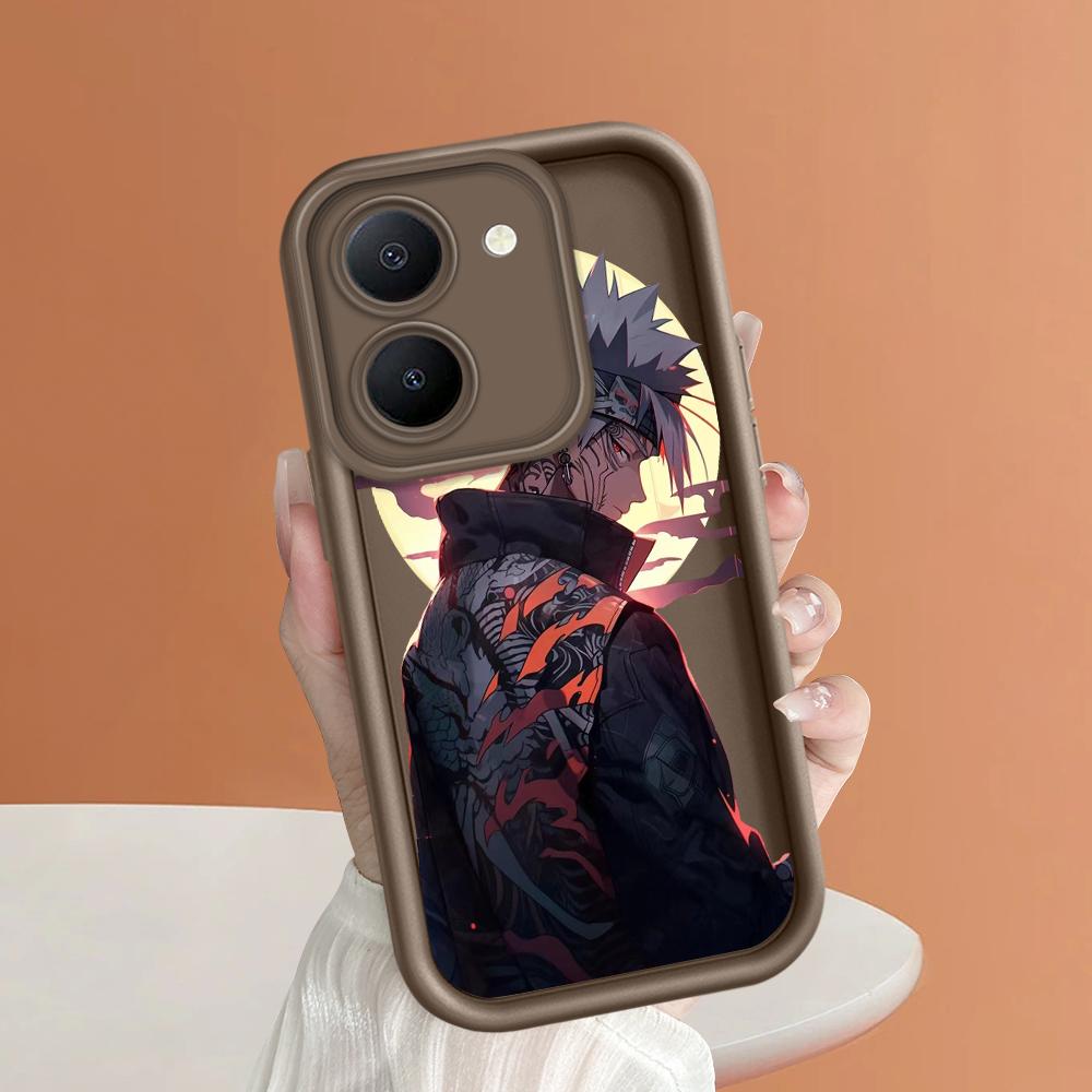 Soft Silicone Square Ladders Cartoon Pattern Full Cover Camera Protection Shockproof Case for iPhone Infinix Tecno Vivo