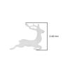 Wildlife Deer Stud Earrings - 925 Sterling Silver