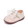 Pearl Princess Toddler Lace Mesh Walking Sandals - Soft Sole, Breathable Summer Shoes for Little Kids
