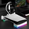 Multi-Functional Horizontal Stand for PS5 Slim/Pro Console with Dazzling RGB Colors Equipped with 3 Cooling Fans