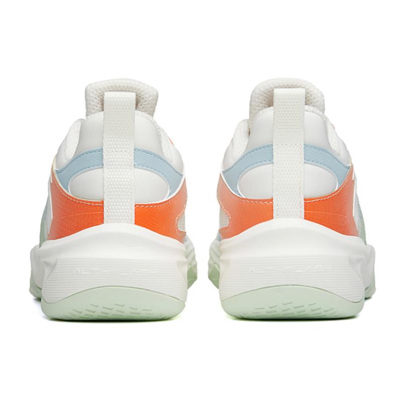 Anta Wind Cave 3 Cushioning Anti-Slip And Wear-Resistant Low-Top Performance Basketball Shoes White Green Orange Sneakers 112231605-2