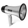 Mégaphone Compact PYLE PMP23SL Gris 20 Watts Max Avec Sirène Intégrée Pour Usage Intérieur Extérieur