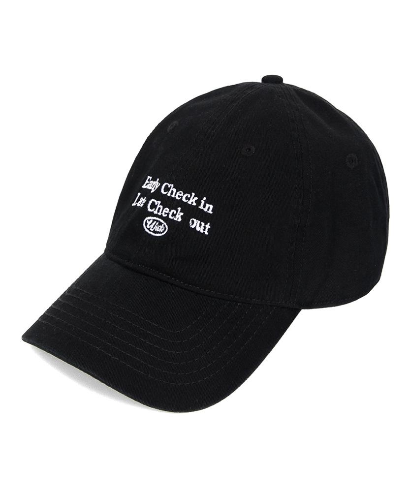 Wig Bg284Cap566_Check In Washing Cap_Black