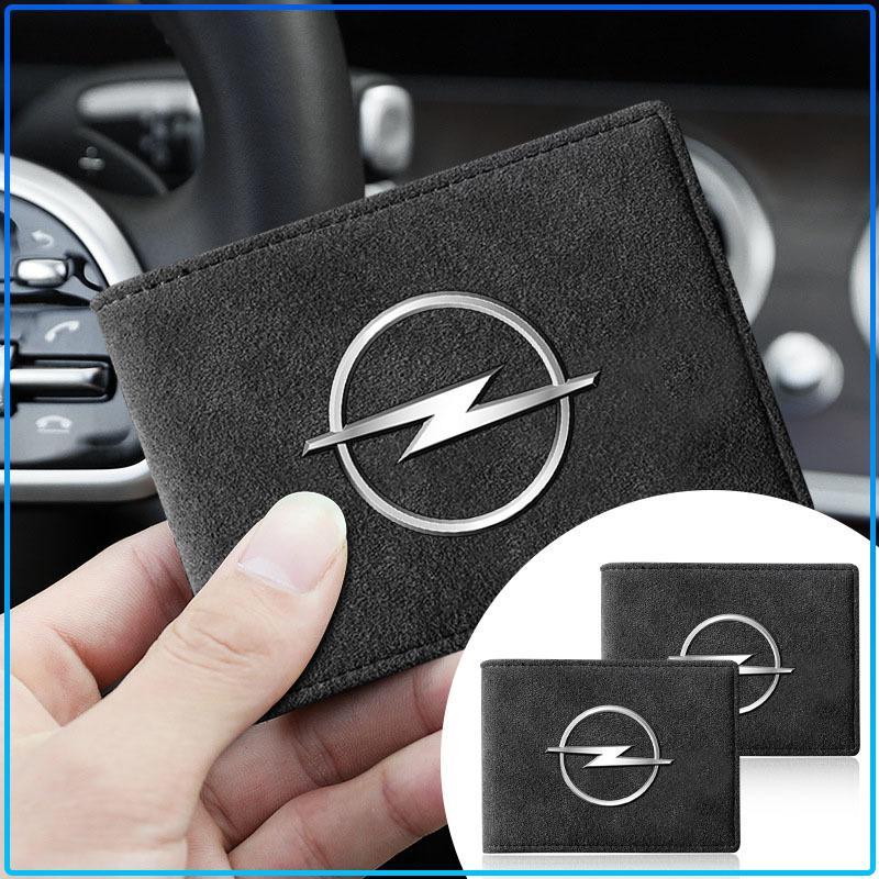 Portable Car Driver License Holder PU Leather Card Bag For Opel Astra H G Corsa Insignia Astra Antara Meriva Zafira Interior