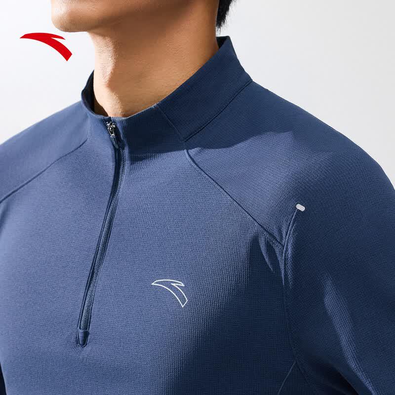 Anta Zero Pressure C5 Men's Running Half-Zip Long-Sleeve T-Shirt