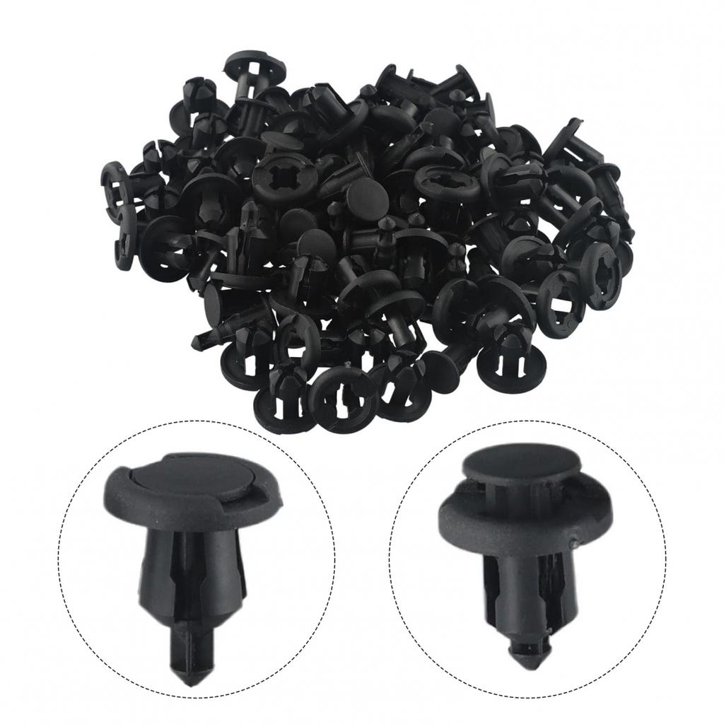 Nylon Bumper Retainer Clips Rivets Black Replacement Screw Accessories