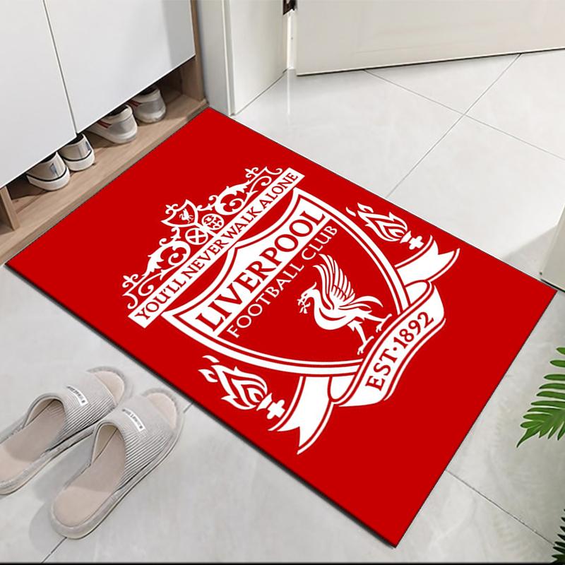 Liverpool Football Club Printed Carpet, for Office Chair Living Room Bedroom Kitchen Room Decor Gifts.