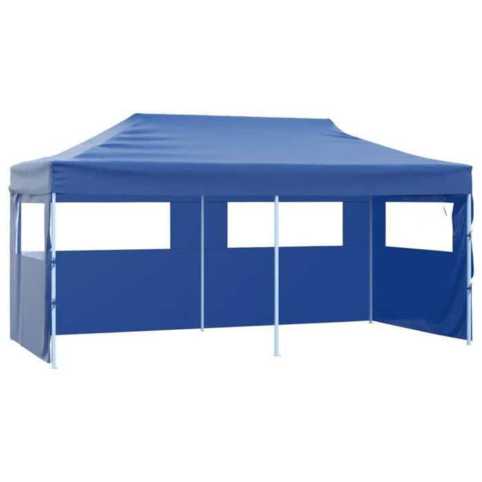 VidaXL Tente de Réception Pliable avec 4 Parois Tonnelle de Jardin Tonnelle de Patio Pavillon de Terrasse Auvent d'Extérieur 48865