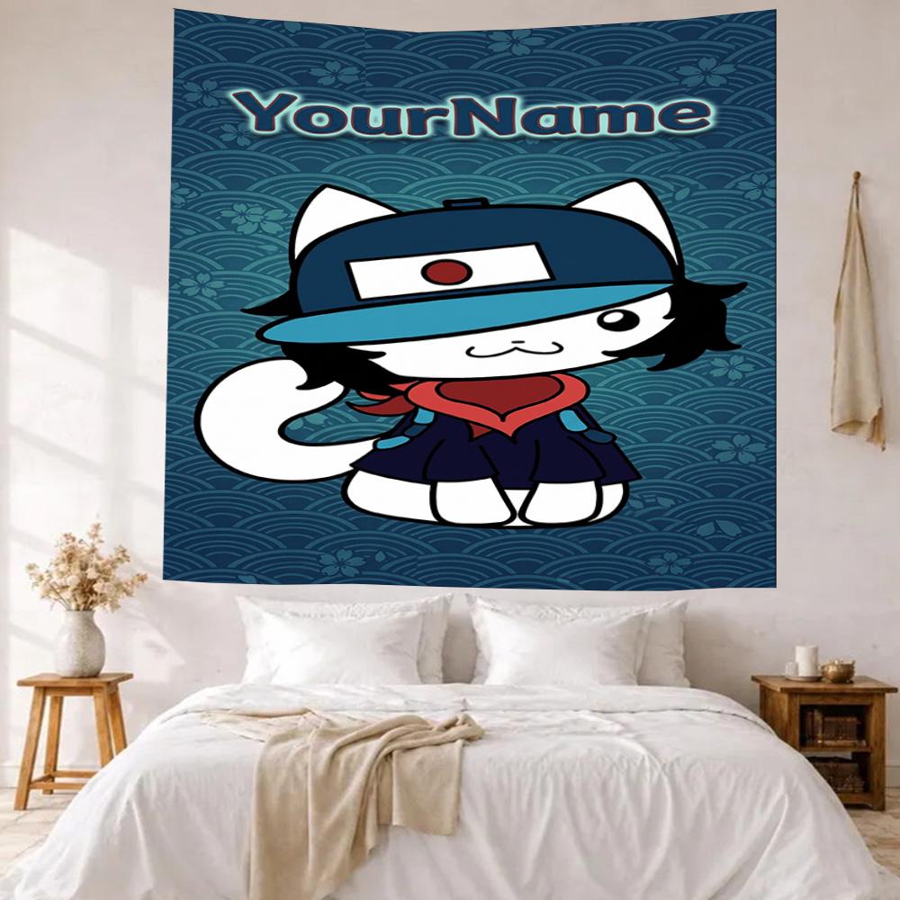 Incredibox Custom Your Name Wall Decor Tapestry Art For Pet Memorial Birthdaywedding Party Backdrop Family Gift