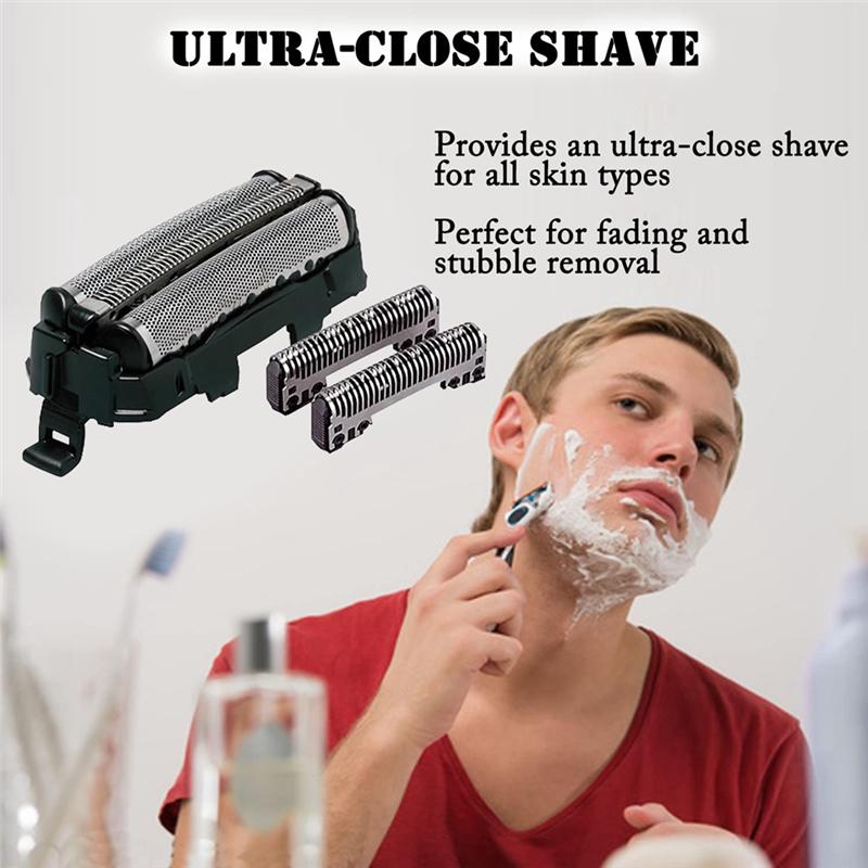 Replacement Shaver Outer Foil Inner Blade For Panasonic ES9510 ES-9013 ES9087 ES9068 Men's Electric Razor Head Blade Set