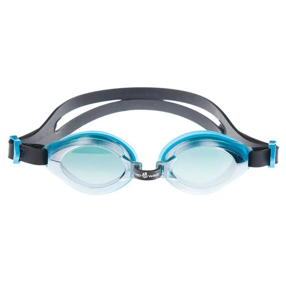 Madwave Children's Swimming Goggles Junior Mirror Aqua