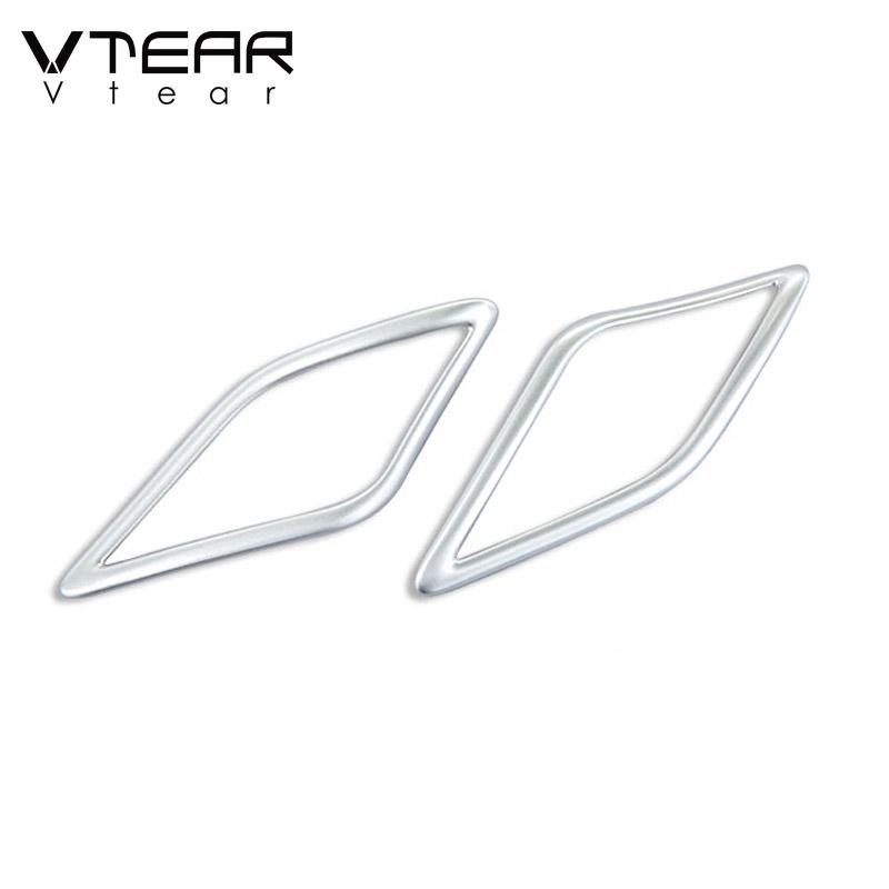 

Vtear For MG ZS Car Covers Speaker Sound Ring Trim Stainless Steel Accessories Interior Styling Decoration Parts Moulding Auto серебряный