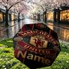 Custom Name Personalized Manchester United Print Umbrella, Auto Open Close, 8‑Rib Sturdy Frame, Commute Camping Hiking Use, Birthday Gift