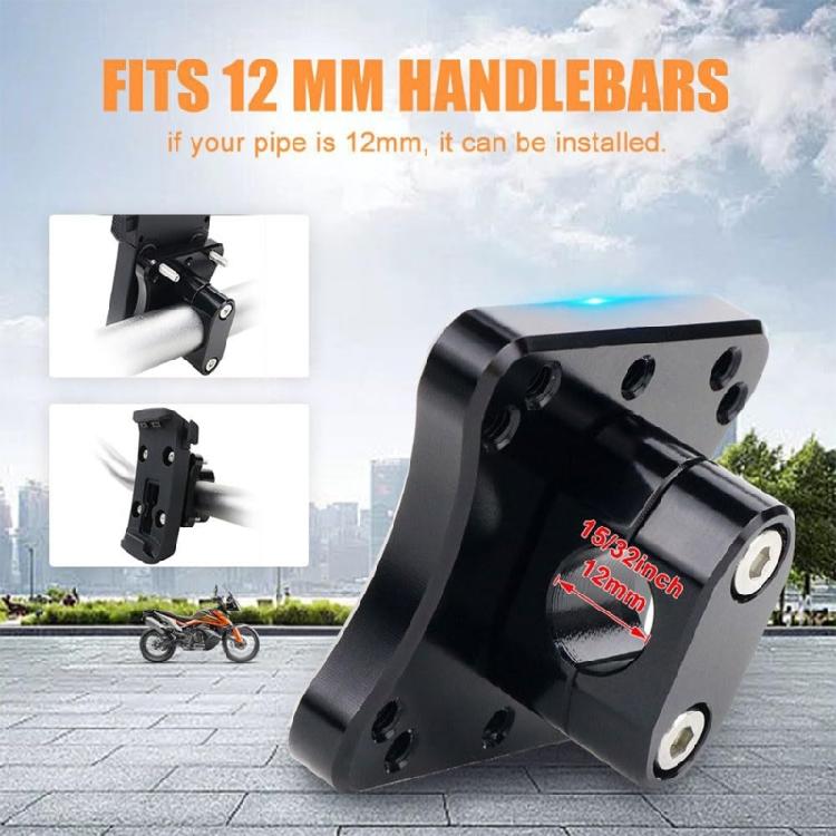 12mm Hole Diameter Aluminum Mount Motorbike Navigator Frame Mount Bracket for CRF1000L 2016-2019 Navigation Bracket