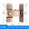 1/2PCS 90 Degree Right Angle Door Latch Stainless Steel Door Lock Bolt for Barn Sliding Door Flip Door Buckle Household Supplies
