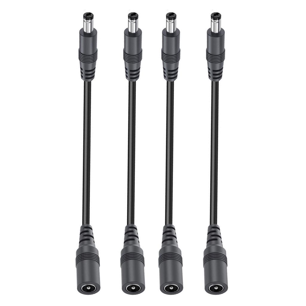2/4/6/8/10pcs Practical 22AWG DC5.5x2.1mm Power Extension Cord 5521 Supply Adapters Cable Flexible Power Extension Cable