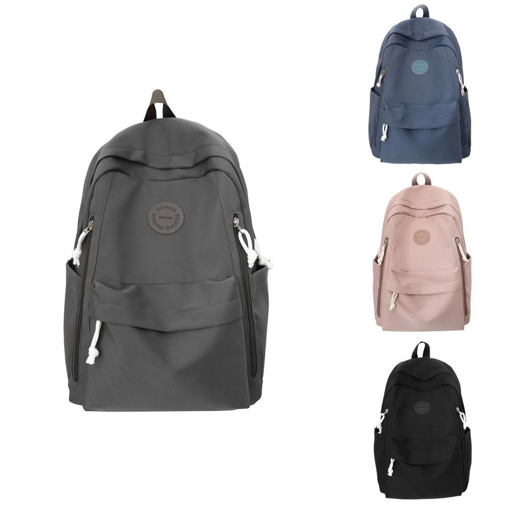 Nylon School Backpack For Girls And Boys With Lightweight Cushion Straps For Middle School Students