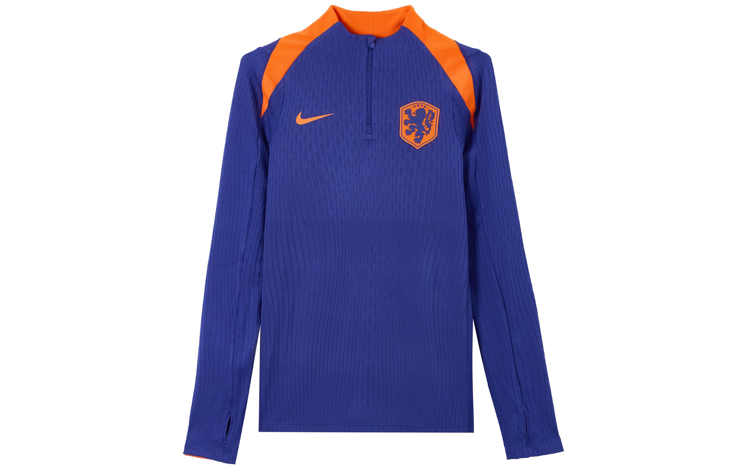 Nike Netherlands Strike Elite Soccer Jersey Men s Dark Royal Blue/Safety Orange/Safety Orange FJ1931-455 XL