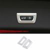 For BMW X3 G01 X4 G02 2018- Silver Electric Tailgate Button Frame Trim 2PCS