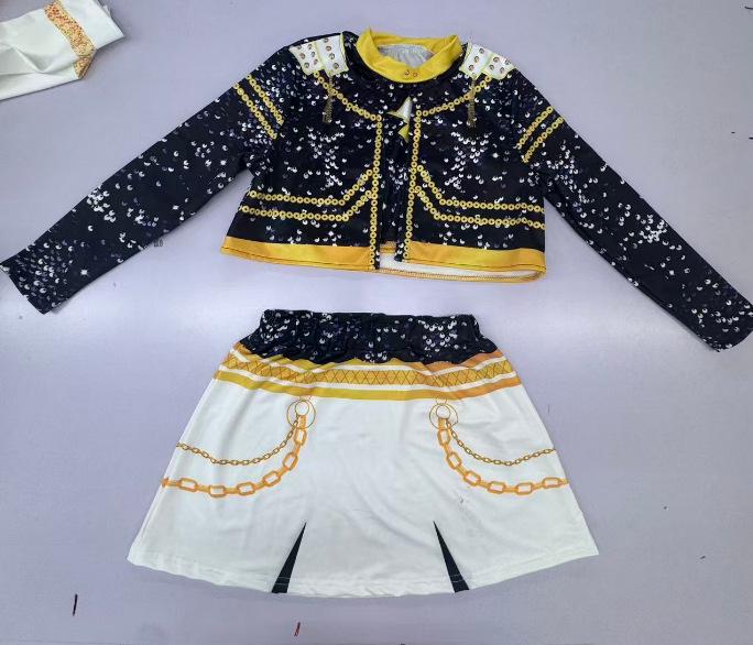 Completo 2025 Cacciatore di Demoni Squadra di Streghe per Ragazze - Set Coordinato Stile Pop Star Stampa 3D