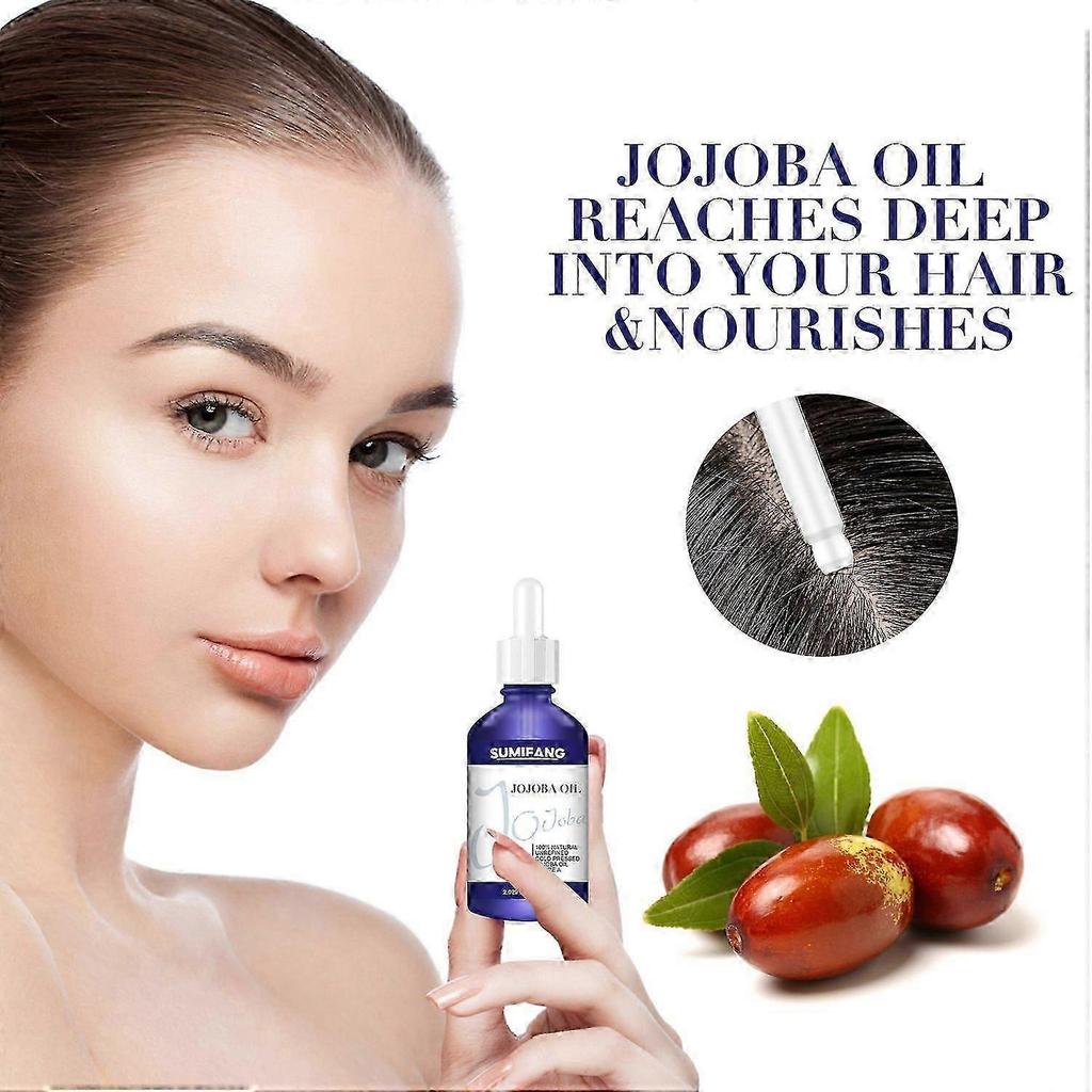 Cocojojo Jojoba Oil Organic, Jojoba Oil for Hair Growth for Skin, Face, 100% Pure Natural, Cold Pressed, Deep Moisturizing Anti-Aging, Essential Oils